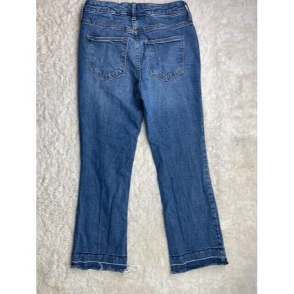 Universal Thread Size 0 25 Wmens Jeans Ankle Bootcut Raw Hem Mid Rise St… - Picture 2 of 4